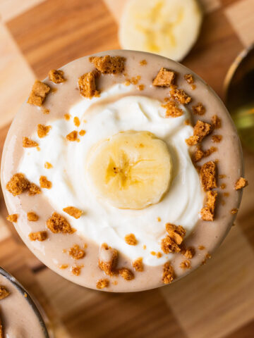 silken tofu banana pudding