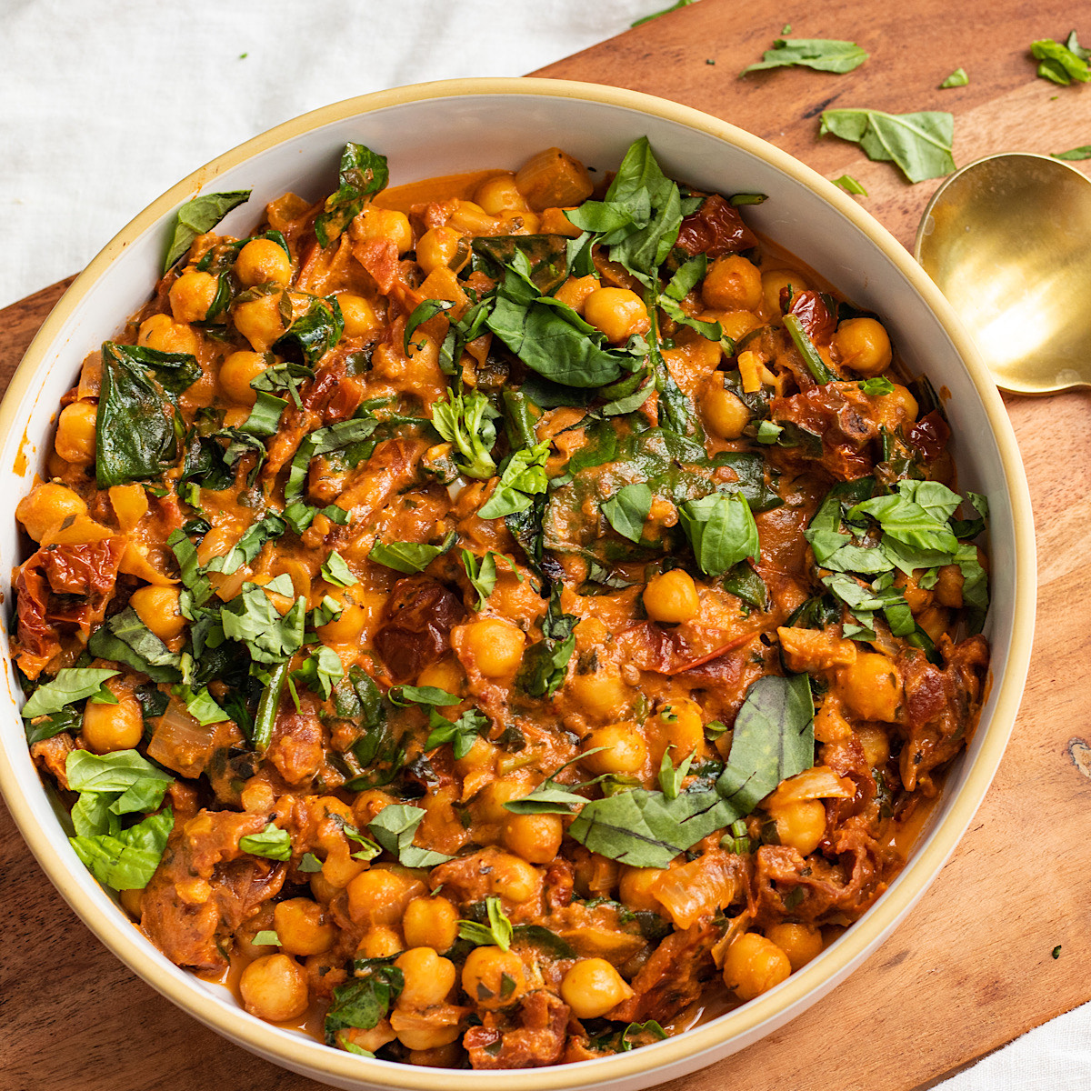 vegan tuscan chickpeas