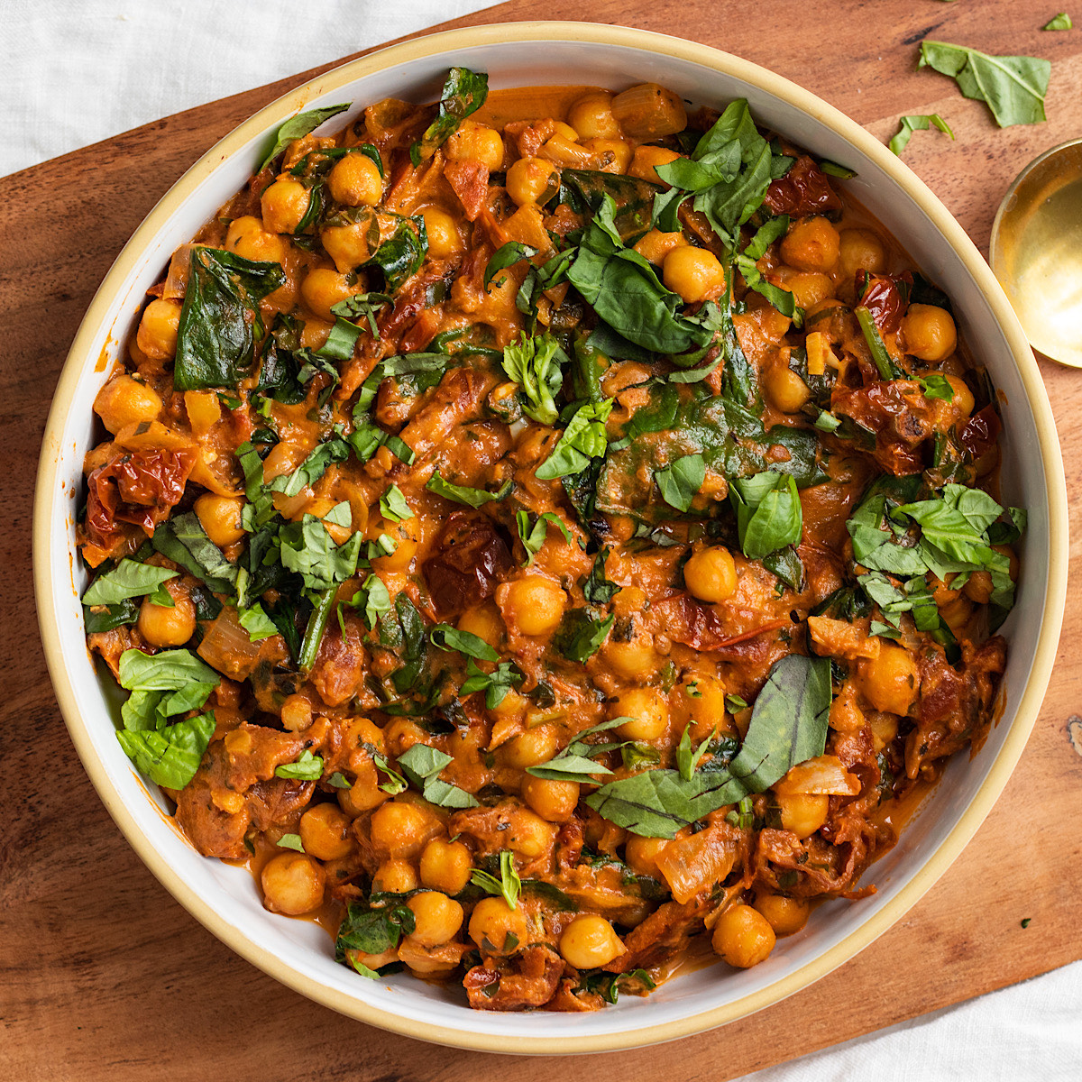 vegan tuscan chickpeas