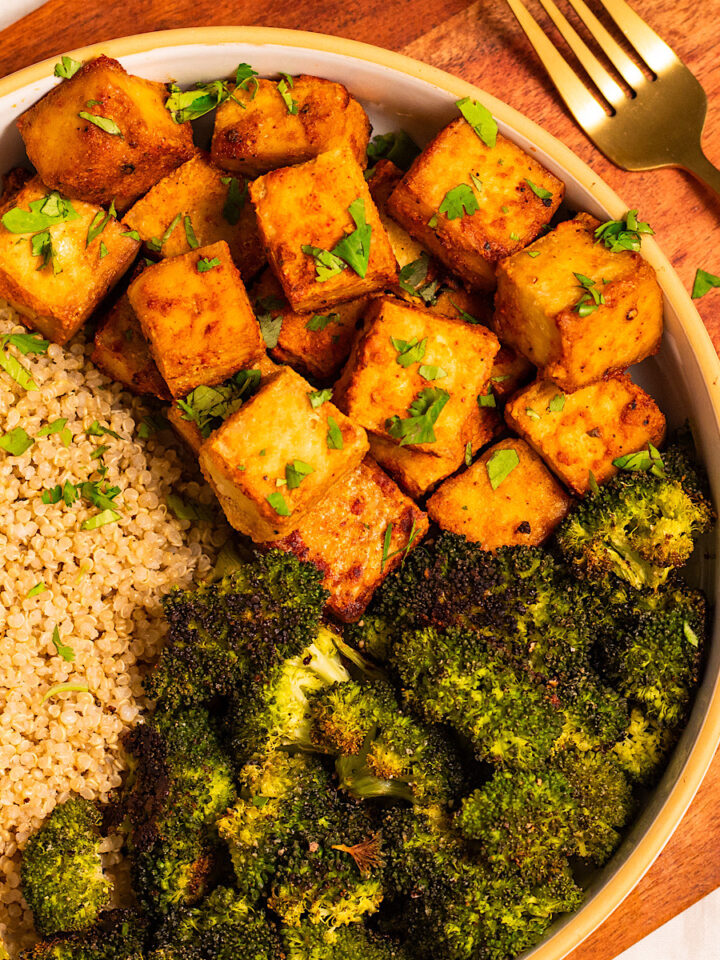 Vegan Chimichurri Tofu Bowl - Avocado Skillet