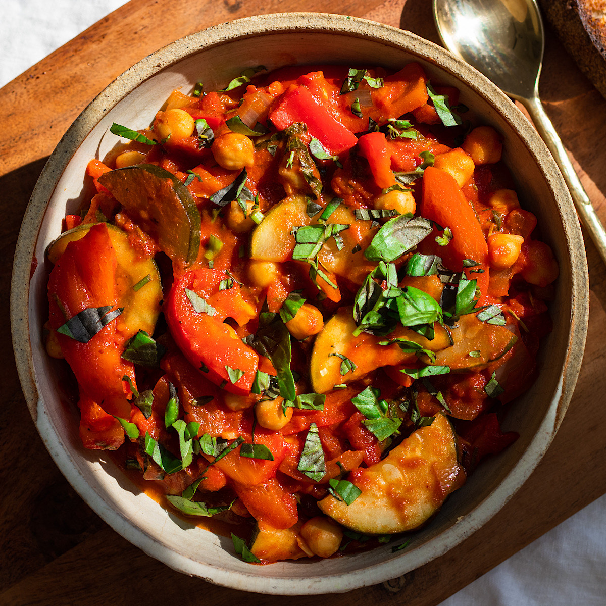 chickpea ratatouille without eggplant