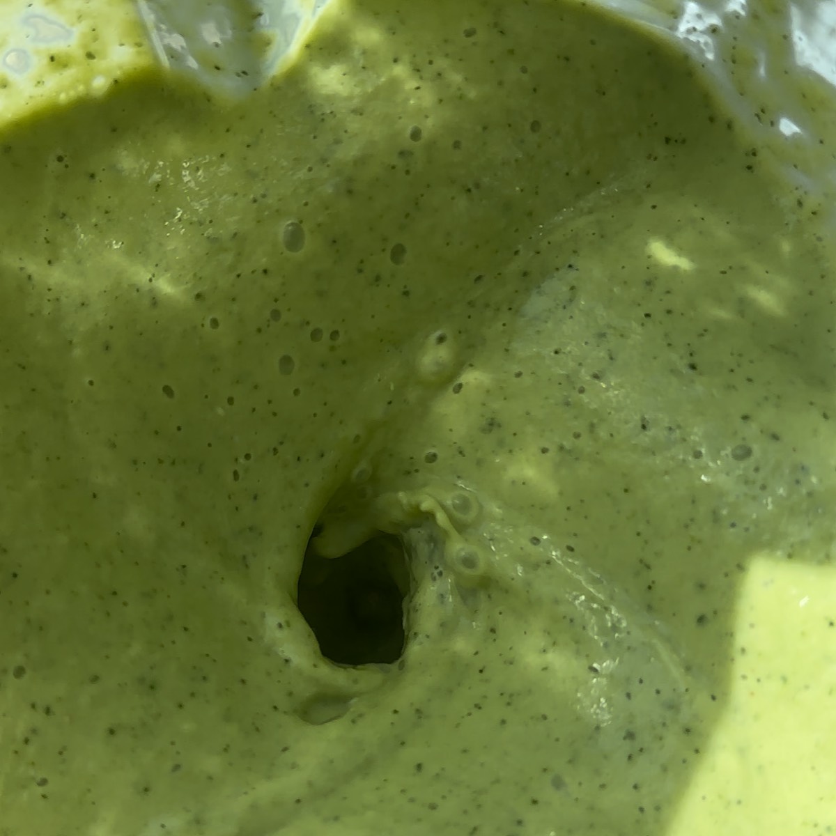 zucchini sauce in blender