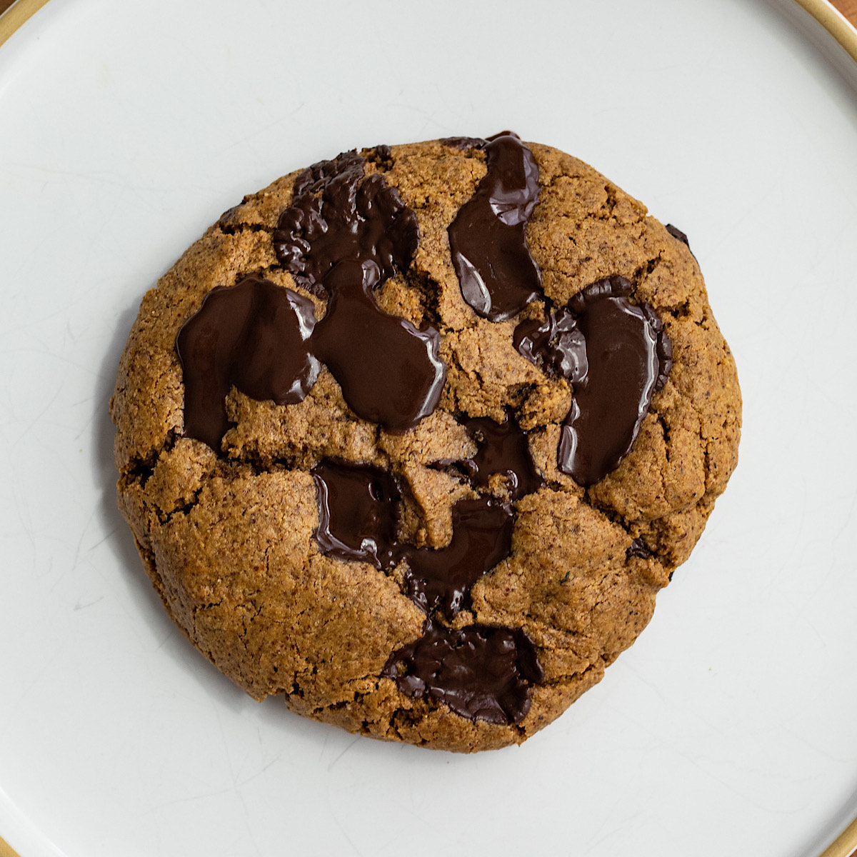 One Chocolate Chip Cookie Recipe - Single Serving Cookie