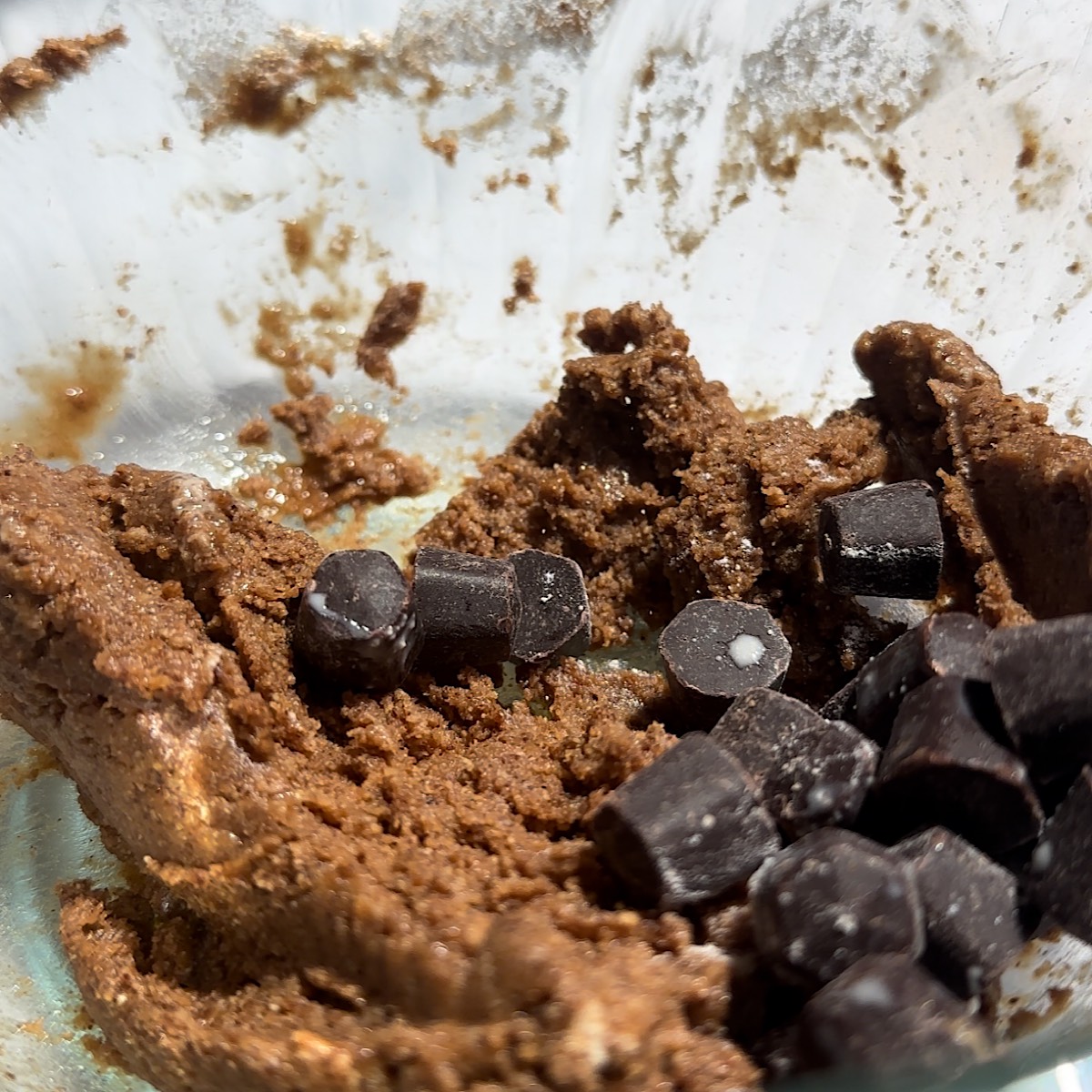 cookie dough in bowl