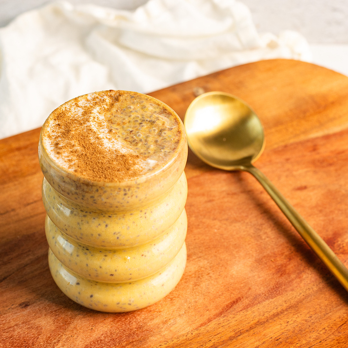 pumpkin pie chia seed pudding.