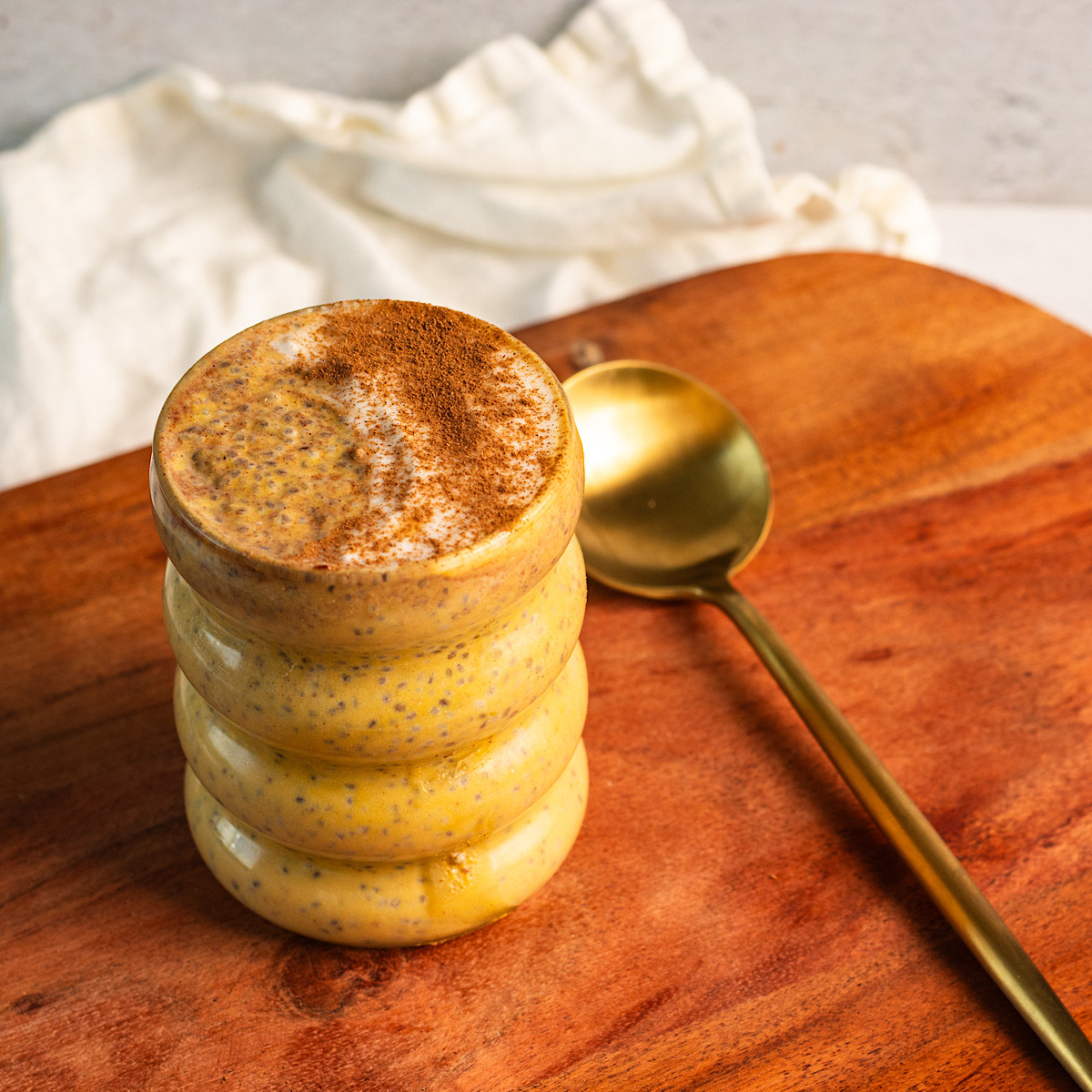 pumpkin pie chia pudding.