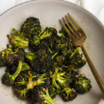 Balsamic Garlic Air Fried Broccoli