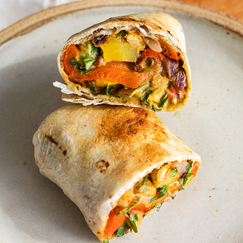 Vegan Crispy Falafel wrap