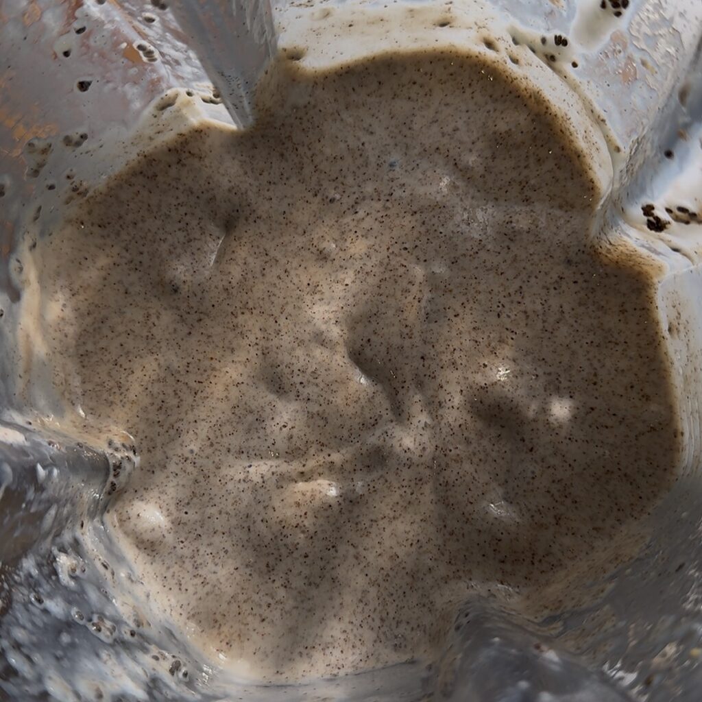 chia pudding in blender