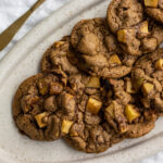 vegan apple pie cookies with oat and almond flour