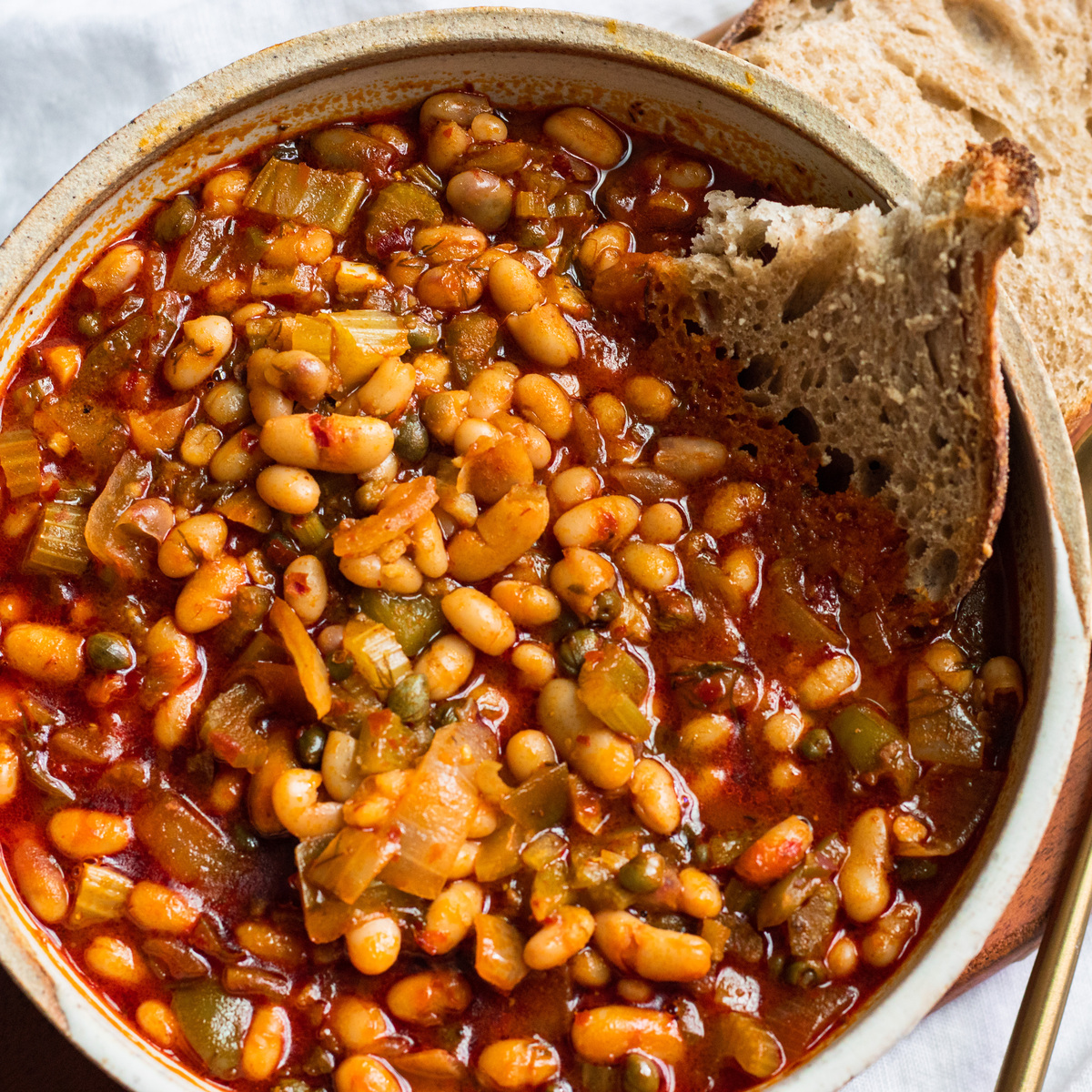 mediterranean white bean stew