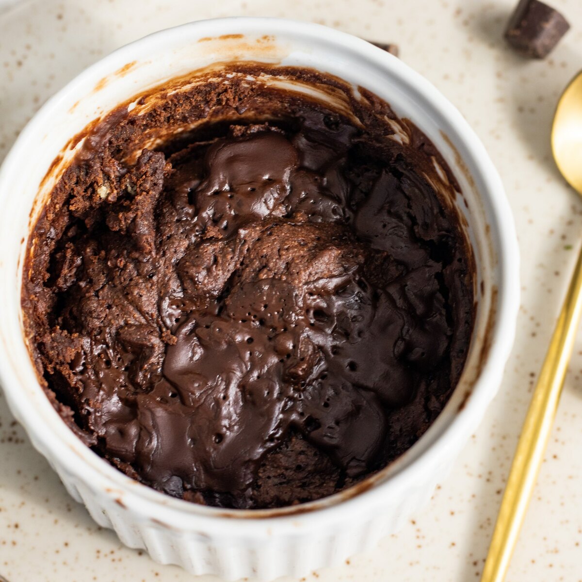 Double Chocolate Oatmeal Mug Cake Recipe | Quaker Oats