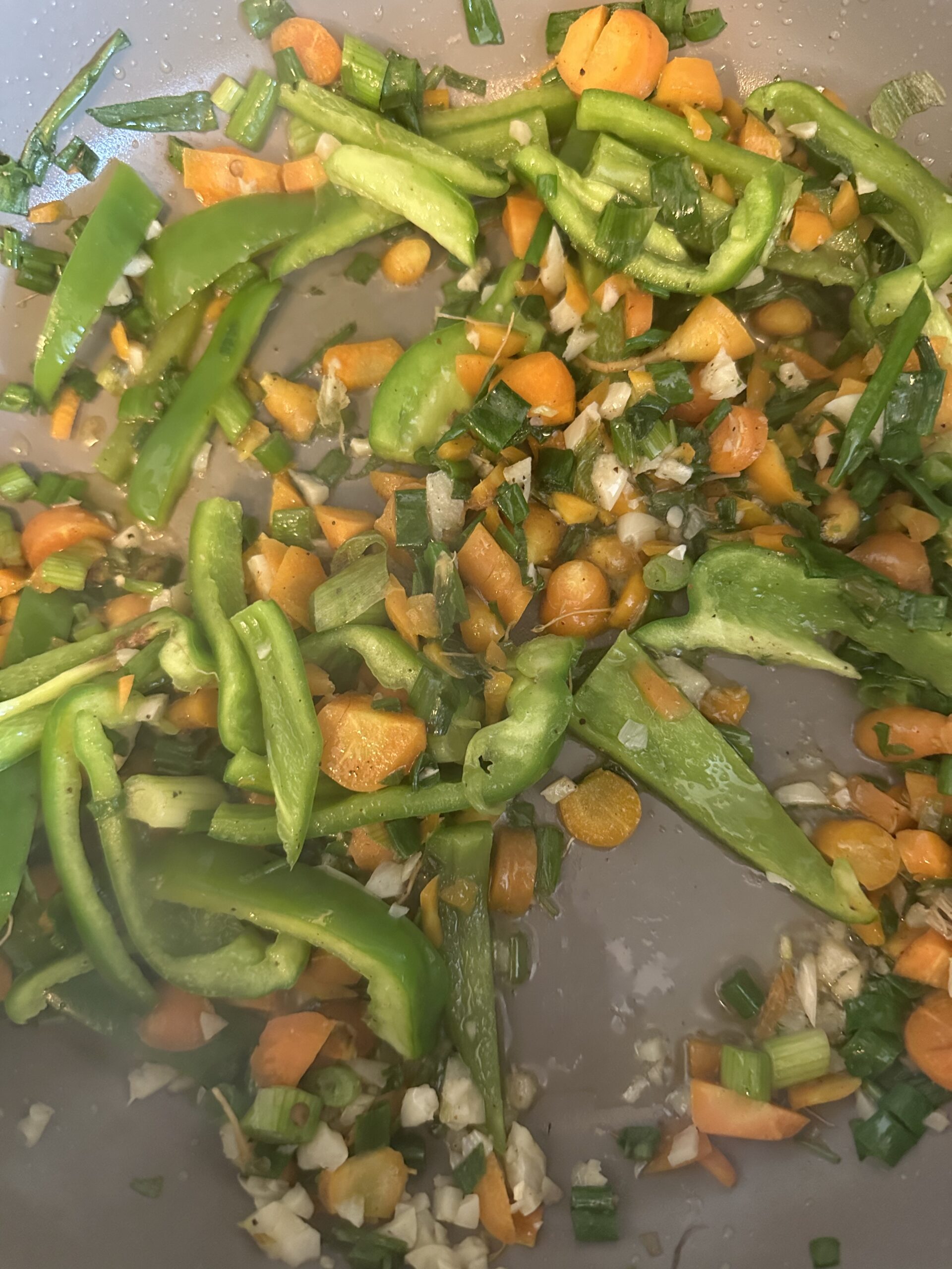 process shot step 1 for making vegan fall black bean tacos with cilantro lime tahini sauce