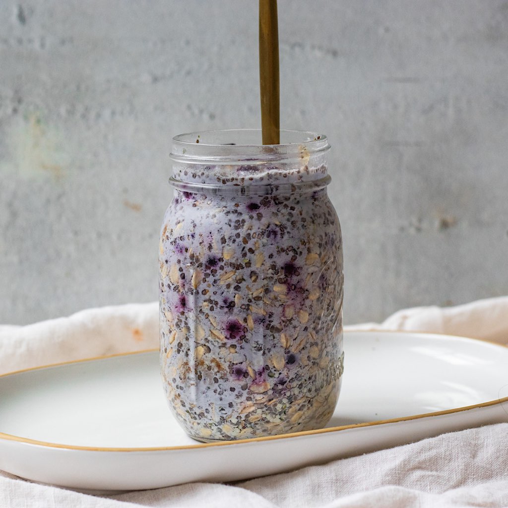 high protein overnight oats without protein powder