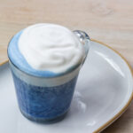 blue matcha latte vegan