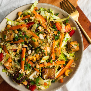 vegan egg roll salad