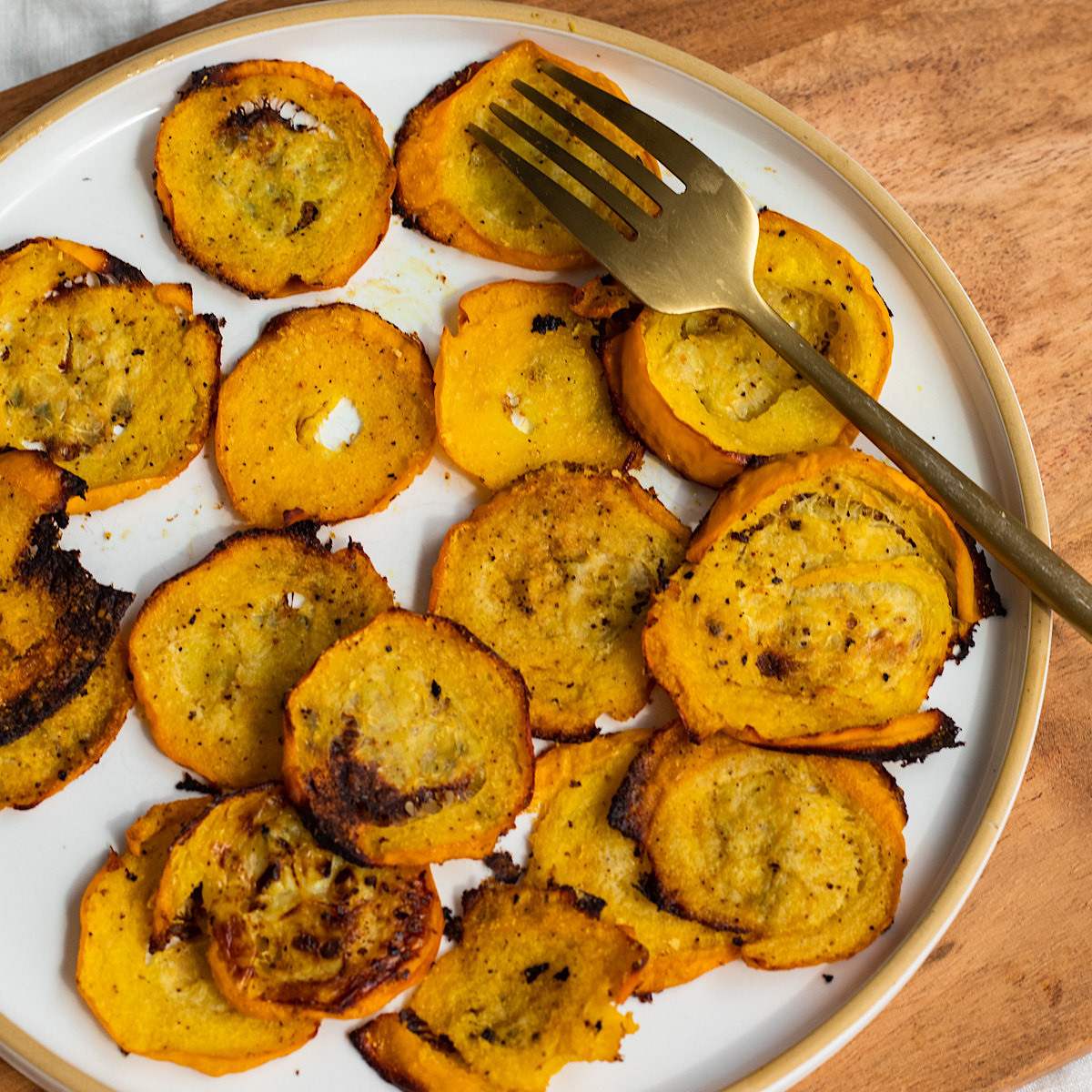 crispy baked smashed zucchini