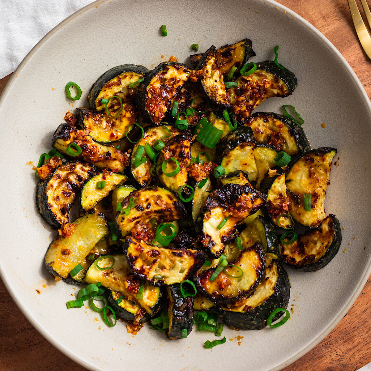 honey garlic zucchini