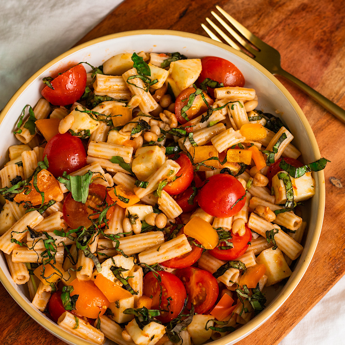 pizza pasta salad