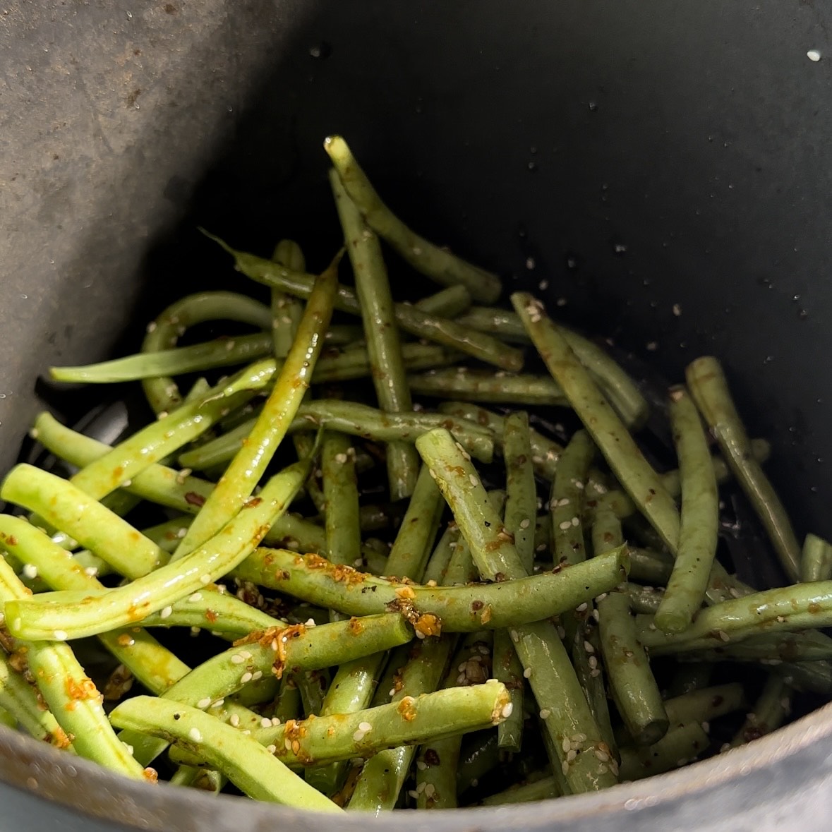 green beans in air fryer