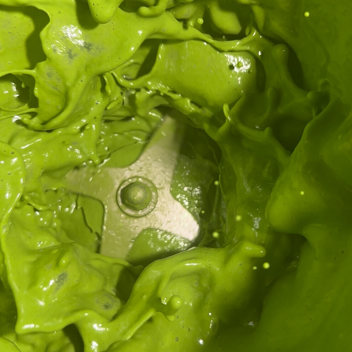 green goddess sauce in blender.