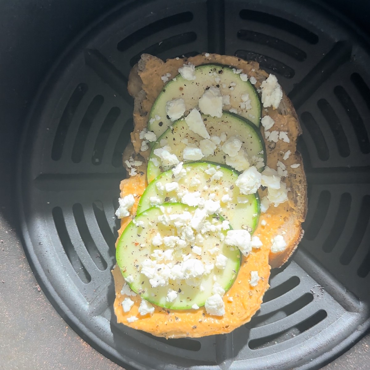 zucchini toast in air fryer