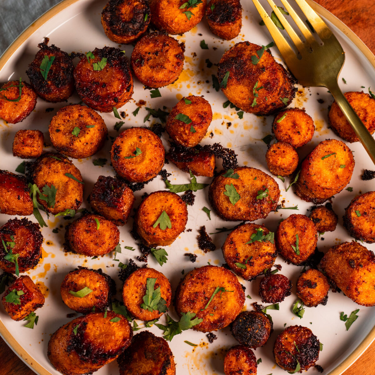 chipotle maple roasted carrots.