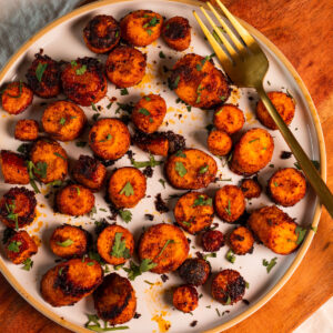 chipotle maple roasted carrots.