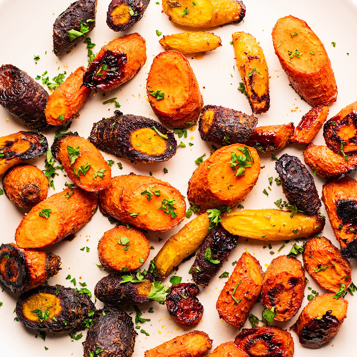 maple balsamic carrots