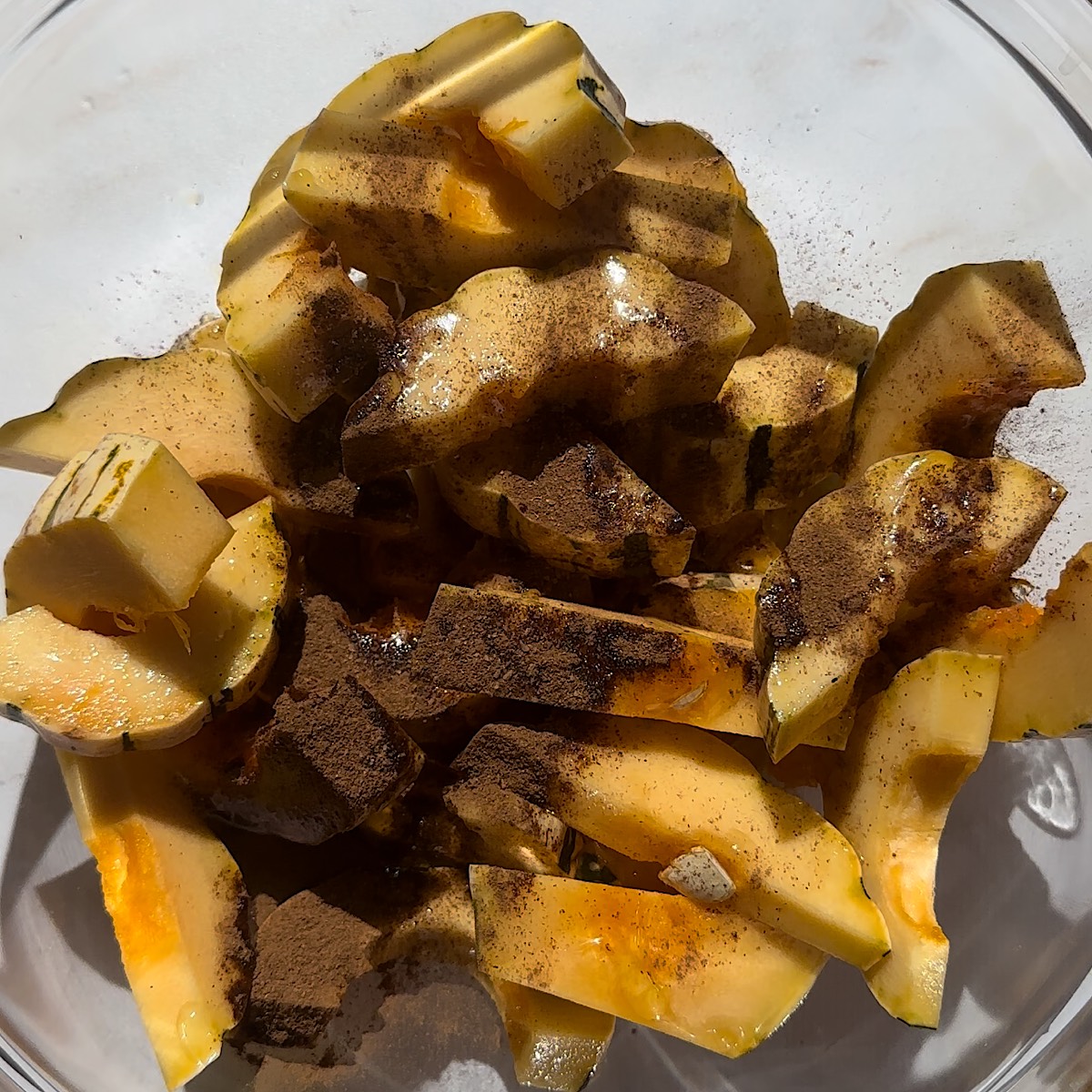 delicata squash in bowl