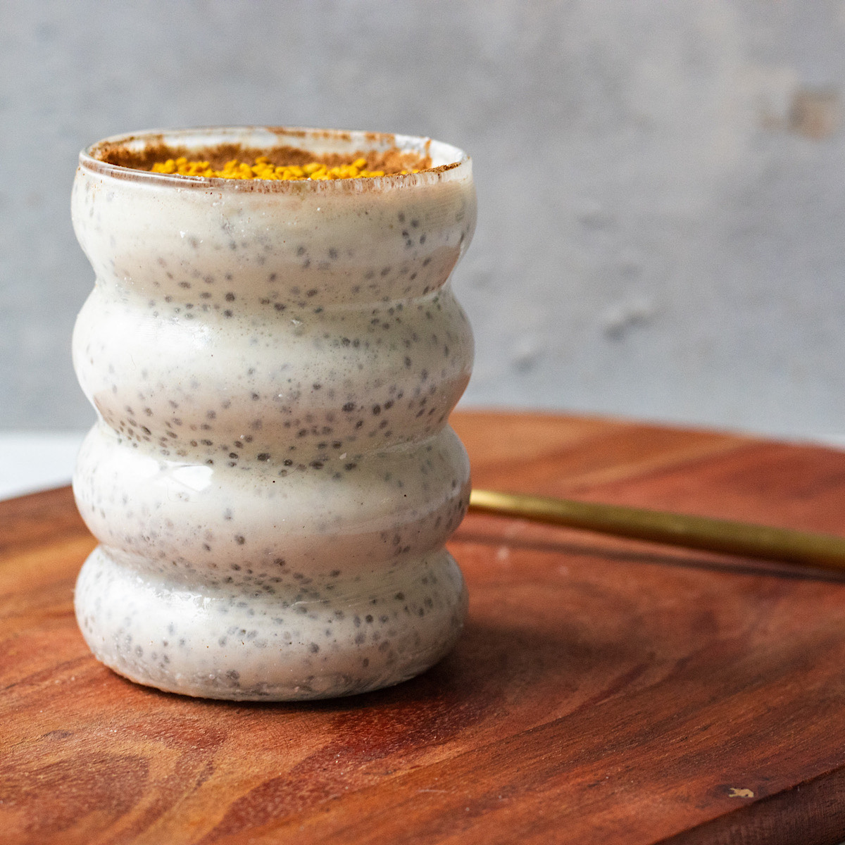 cottage cheese chia pudding