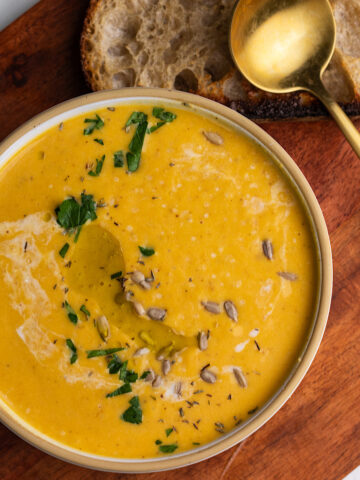 roasted butternut squash soup with cottage cheese high protein