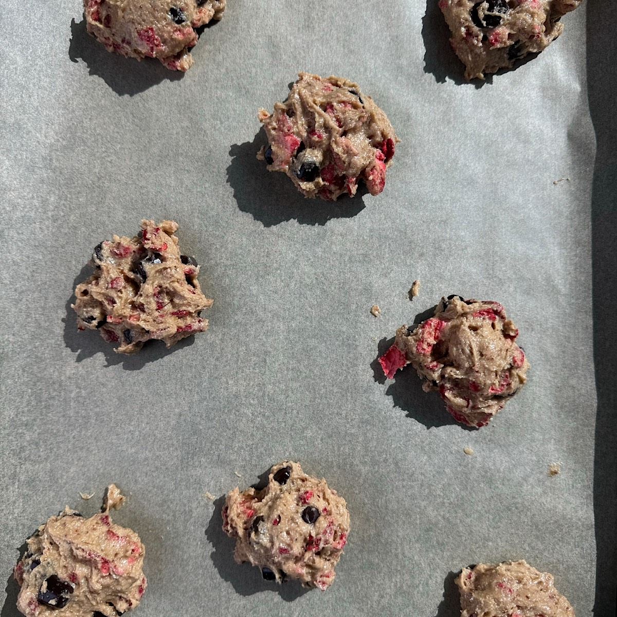 cookies on sheet pan