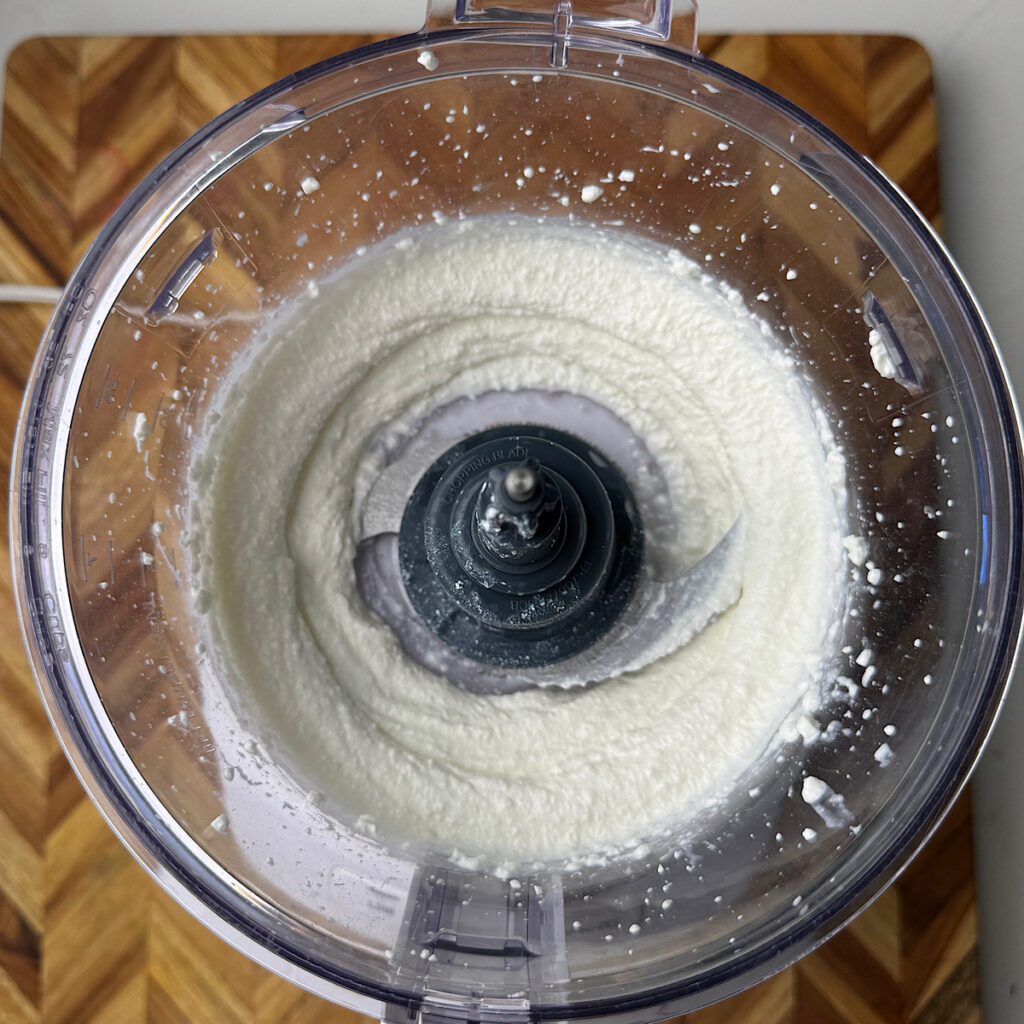 cottage cheese in food processor