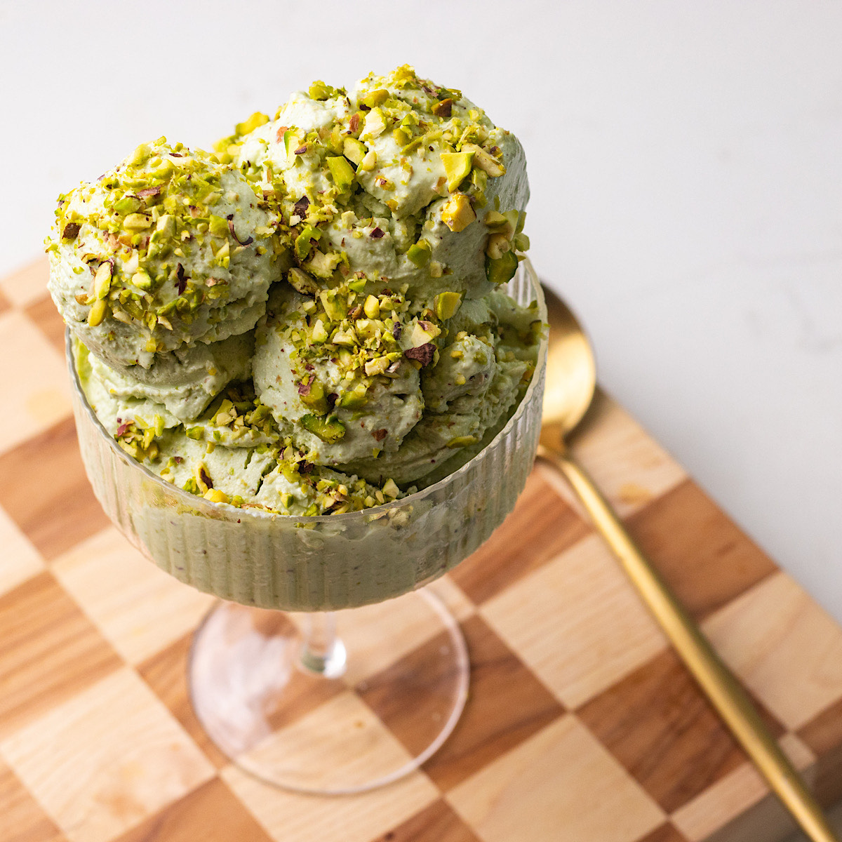 pistachio cottage cheese ice cream (High Protein)