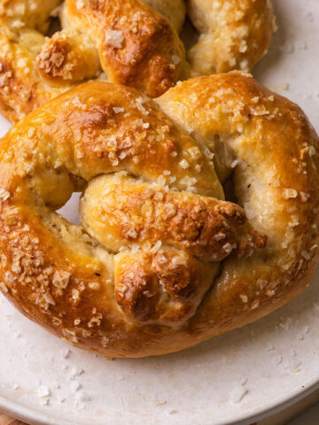 High Protein Cottage Cheese Soft Pretzel
