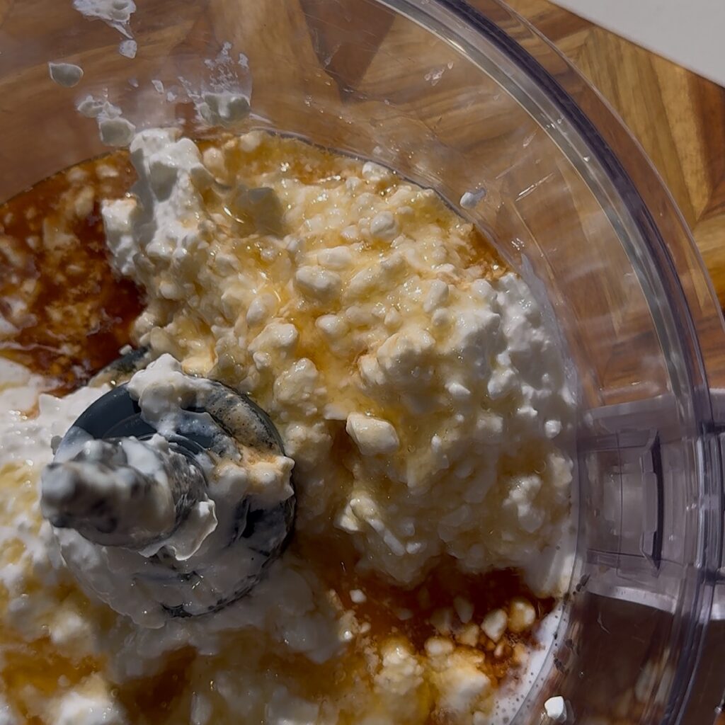 ice cream in food processor