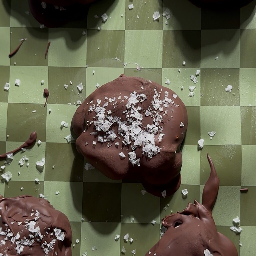 clusters on sheet pan