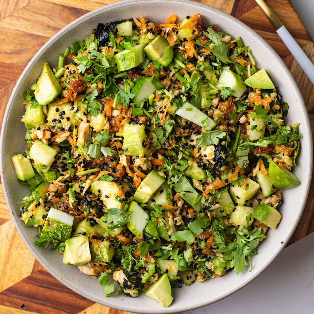 crispy rice sushi tuna salad