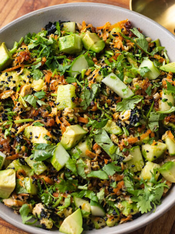 crispy rice sushi tuna salad