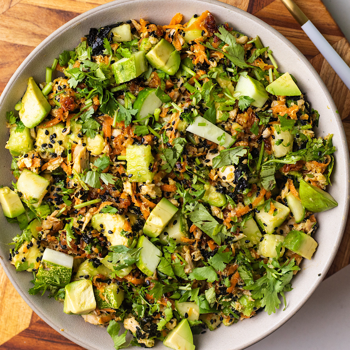 crispy rice sushi tuna salad