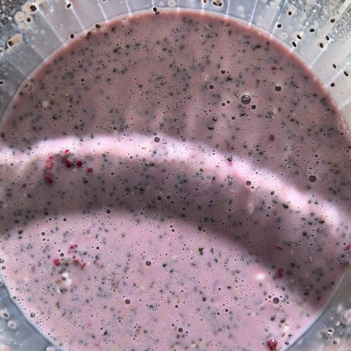 chia pudding in bowl