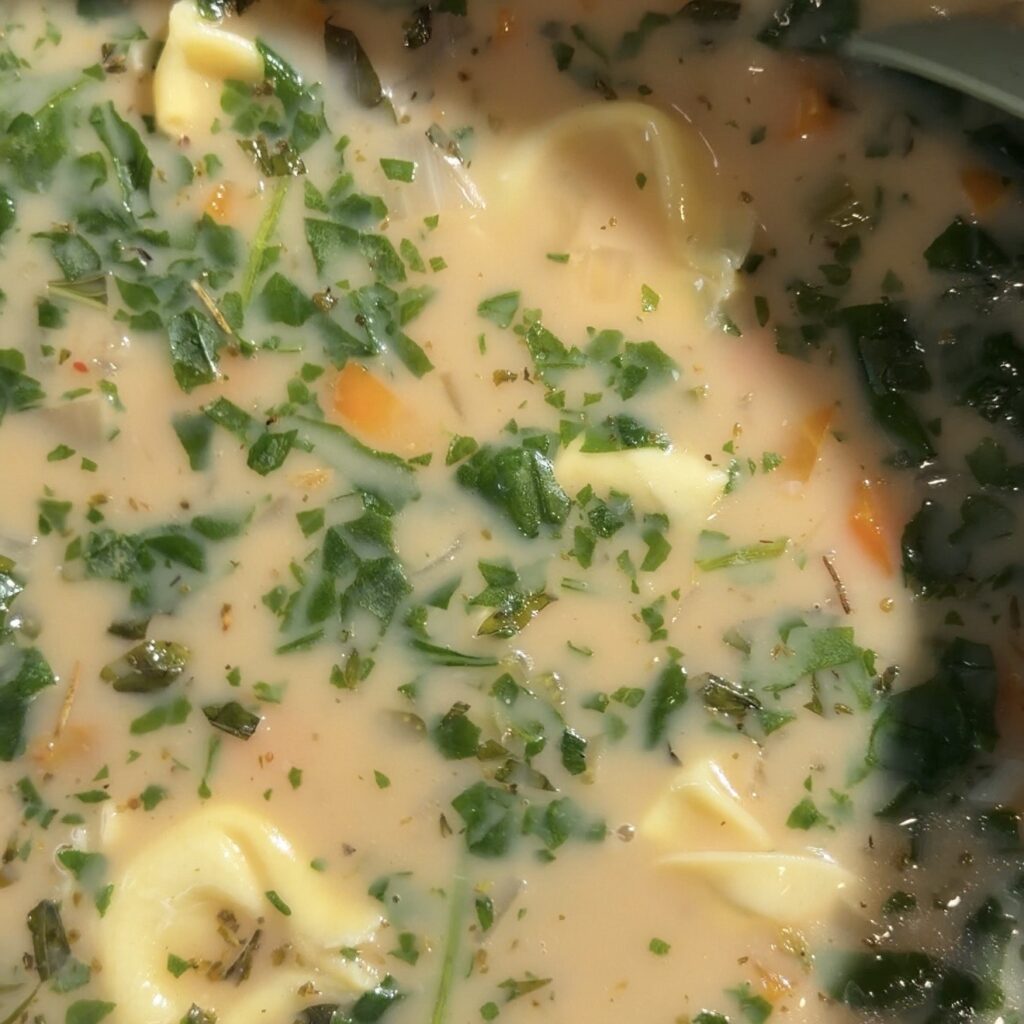soup in pot
