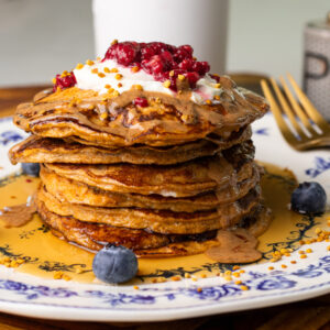 3 ingredient sweet potato pancakes