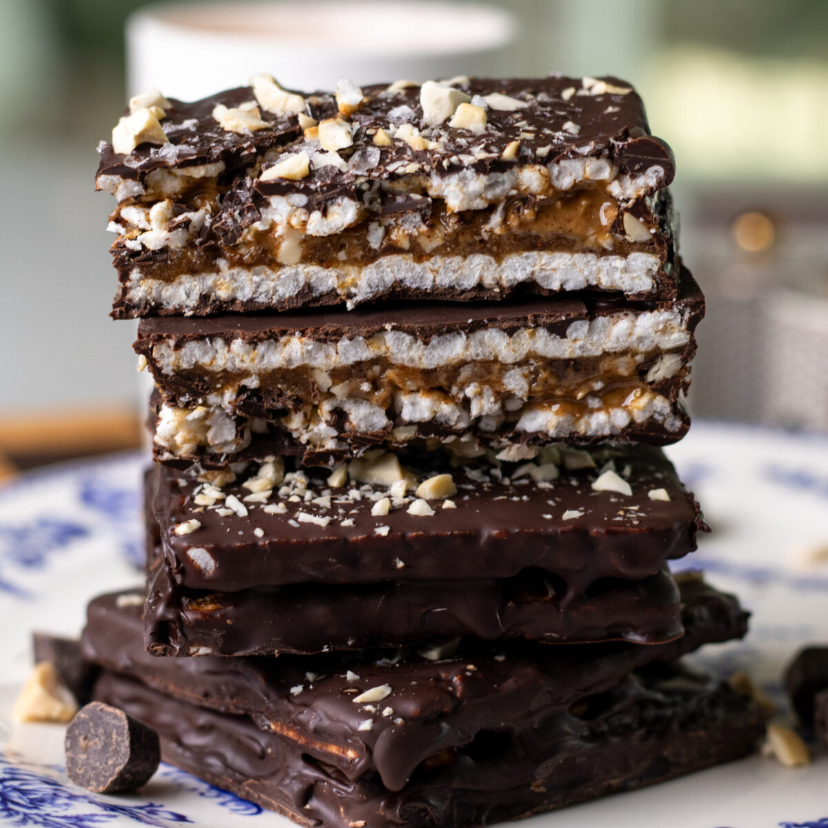 rice cake snickers with dates