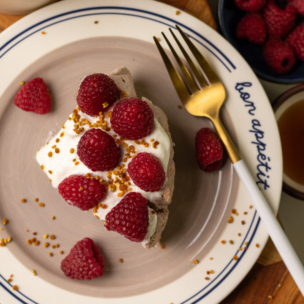 high protein raspberry cottage cheese cheesecake
