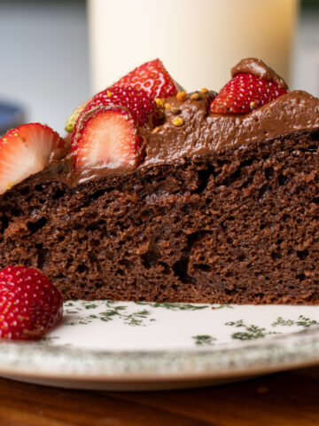 high protein cottage cheese chocolate cake