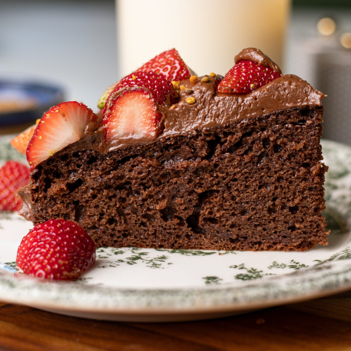 high protein cottage cheese chocolate cake