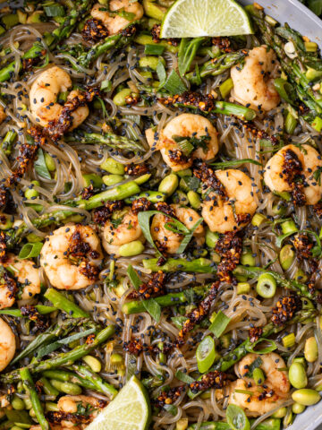 springy miso butter noodles