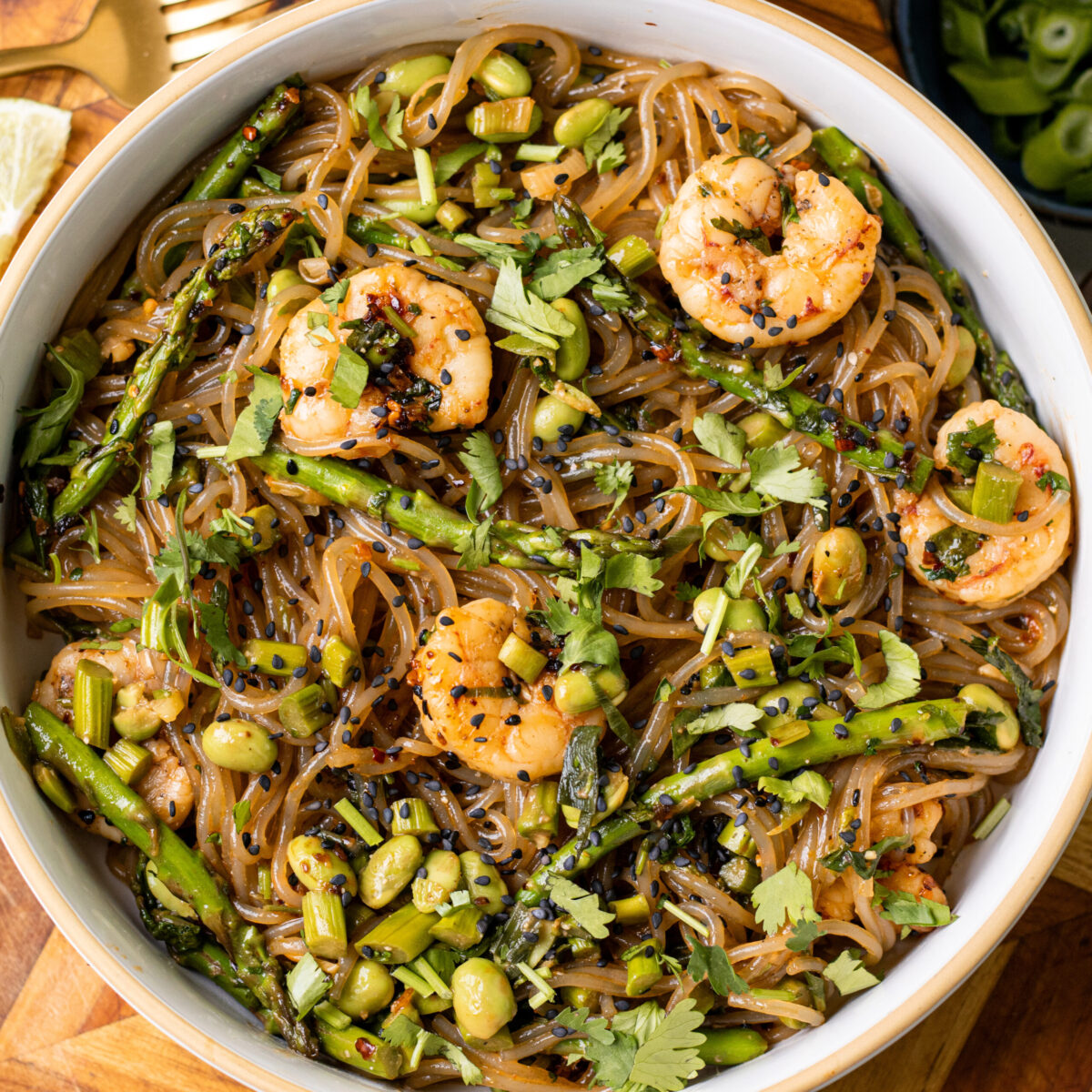 springy miso butter noodles